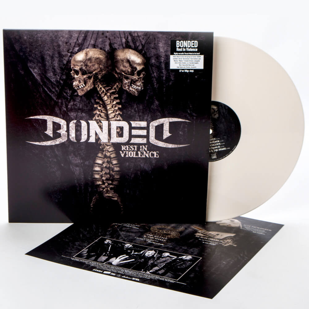 Bonded - Rest in Violence Ltd Ed. White Vinyl 180gm LP - 200 worldwide